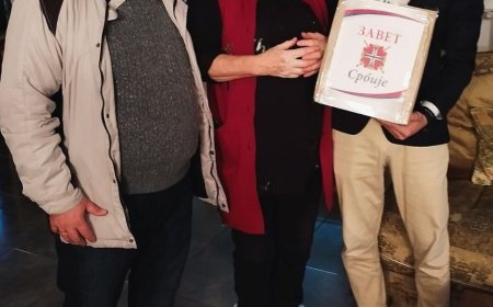 Породици палог хероја Александра Дражевића уручен знак захвалности од Заједнице ветерана Србије