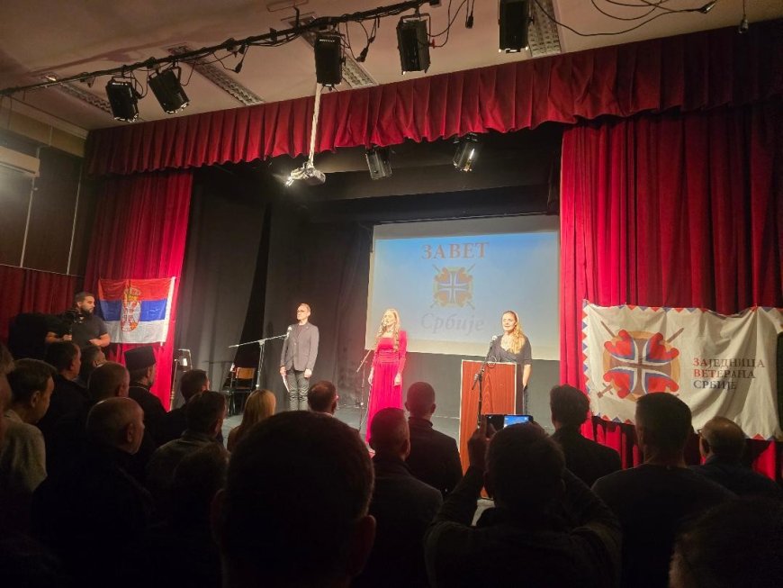 Свечана академија Заједнице ветерана Србије у препуној сали Културног центра Чукарица