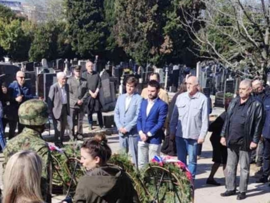 ДЕЛЕГАЦИЈА ЗАЈЕДНИЦЕ ВЕТЕРАНА СРБИЈЕ ОДАЛА ПОЧАСТ ЖРТВАМА 6. АПРИЛА